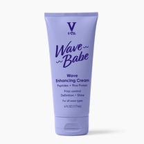 V&Co. Beauty Wave Babe Wave Enhancing Cream – Anti-Fizz Hair Cream for Wavy Hair, Hydrating Hair Care with Peptides & Rice Protein – 6 fl oz