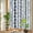 Black, White, Gray, variant on Window Privacy Film for Home Office Static Cling, Dark Sage Green Botanical Decorative Stained Glass Window Film for Small Windows Summer Botanical Leaf Vertical Stripes 17.7 x 39.3 Inches