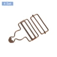 thumbnail image 3 of Unique Bargains Overall Buckles 4 Sets Retro Suspender Replacement Buckles 45mm, Copper Tone, 3 of 6