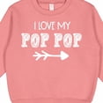 thumbnail image 3 of Inktastic I Love My Pop Pop with Arrow Toddler Sweatshirt, 3 of 4