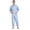 Blue, variant on Men's One Piece Work Coveralls Jumpsuits Long Sleeves Front Zipper One Piece Work Uniform Light Green L
