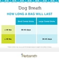 thumbnail image 4 of Herbsmith Dog Breath - Dental Chews for Large Dogs – Large Dog Breath Treats - Fresh Breath Dog Treats - Dog Dental Hygiene 7.54 oz, 4 of 8