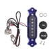 thumbnail image 1 of Recoger Irfora Blue Pearl Shell - Recogedor magnético con orificio de sonido de 6 cuerdas con controlador de volumen de tono para guitarra acústica eléctrica popular Irfora Recoger, 1 of 6