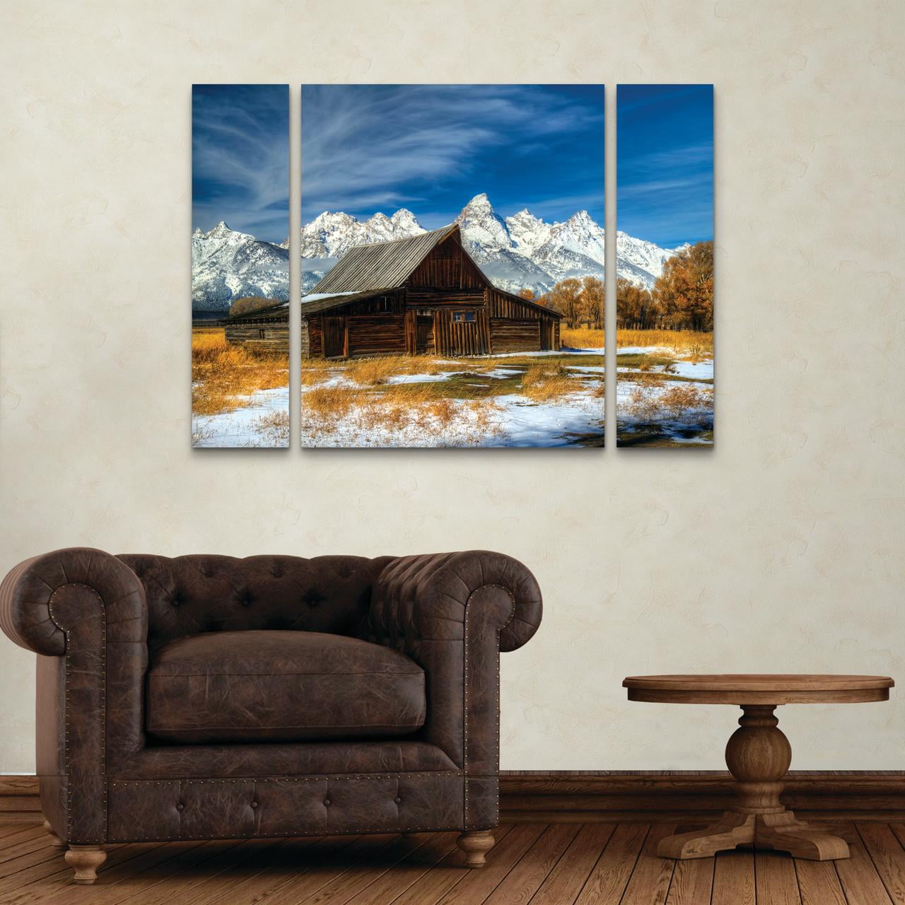 Trademark Fine Art 'Iconic Barn Grand Teton' Canvas Art by Pierre Leclerc