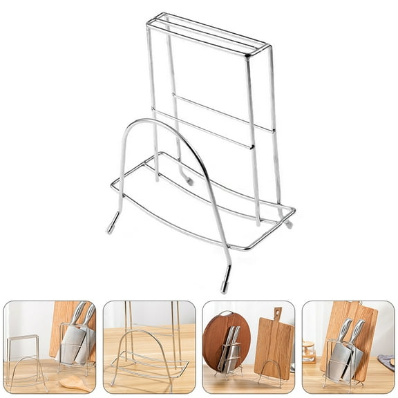 Masteelf  Drainer Chopping Board Stand Knife Storage Rack Kitchen Cutter