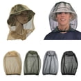 thumbnail image 2 of Apooke Head Net Hat Mesh Bug Net Face Netting Hat for Bug No from Outdoor, Spacious Net Room Works Over Most Hats, 2 of 19