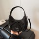 thumbnail image 4 of Bolso de mano con lazo para mujer, estilo nuevo, sencillo, informal, versátil, para el hombro, de gran valor, 4 of 5
