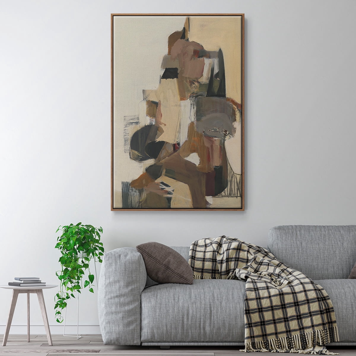 Mesa Grande Framed Premium Gallery Wrapped Canvas - Ready to Hang - 17 x 25 - Walnut Floating Frame