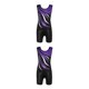 thumbnail image 1 of Jumpingount Niñas Ballet Danza Gimnasia Leotardos Tank Boy Shorts 11-12 Años Púrpura Púrpura 11-12 años 2Conjunto, 1 of 1