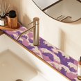 thumbnail image 2 of Yayeee Faucet Mat for Kitchen Sink 30" Diatomite Long Splash Guard Pad, Purple Wave Pattern, 2 of 7