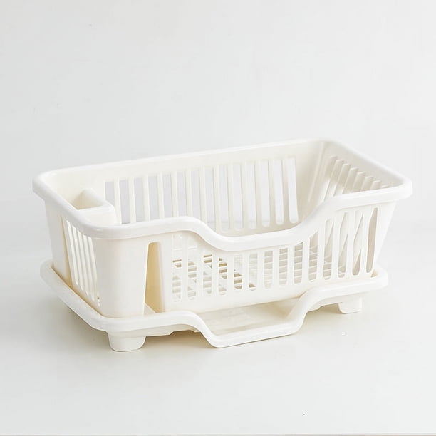 CURVER Égouttoir à Vaisselle 18 Assiettes Avec Plateau Gris - 29 X 10,5 X 39 Cm