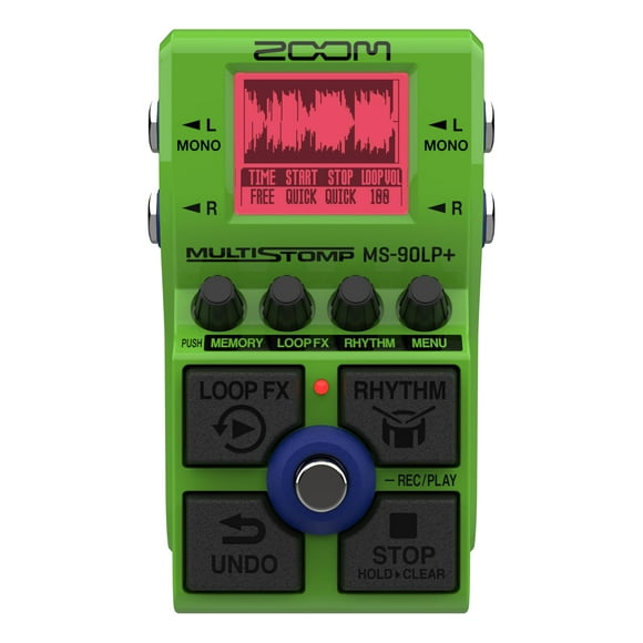 Pedal de guitarra Zoom MS-90LP+ MultiStomp 13h Grabación de bucles de 90 m