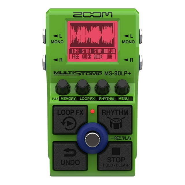 Pedal de guitarra Zoom MS-90LP+ MultiStomp 13h Grabación de bucles de 90 m