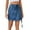 C3 Dark Blue, variant on krdevn Women's High-Waisted Distressed Denim Mini Skirt Solid Denim Mini Skirt Culottes, Jean Skirts for Women Denim,for Size S
