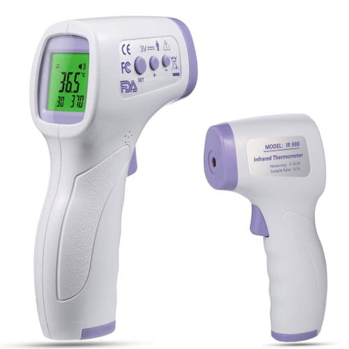Digital LCD Infrared Thermometer Non-contact Forehead Temperature Gun FDA & CE 