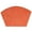 Orange, variant on Fan-Shaped Placemats for Dining Table Durable Heat Resistant Washable Place Mat for Round Table Wedge Shaped Placemats