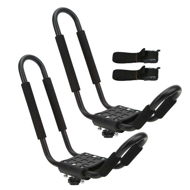Kayak Roof Rack, Large Loading Prevent Deformation Canoe Roof Mount Space Saving for Sailboat