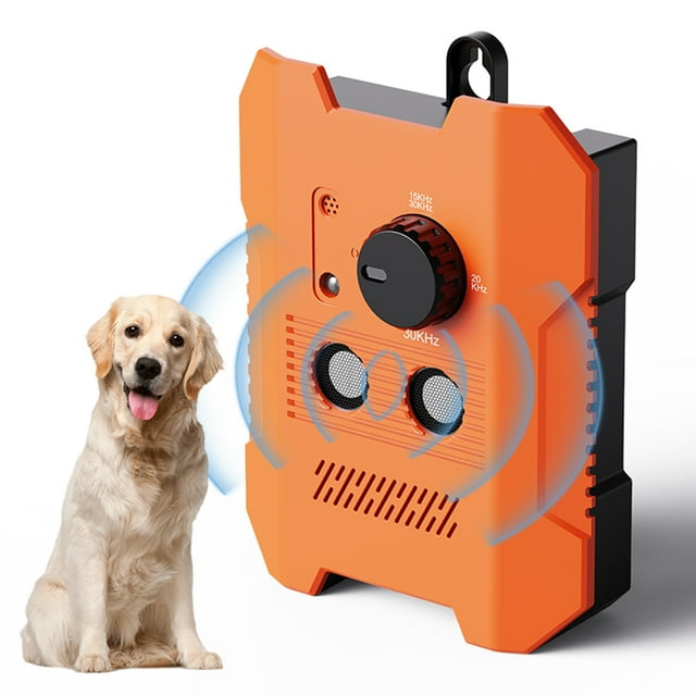 Ultra-Sonic Dog Bark Deterrent Anti-Barking Devices with 3 Modes Rechargeable Barking Control Tool for Dog Training Outdoors/Indoors
