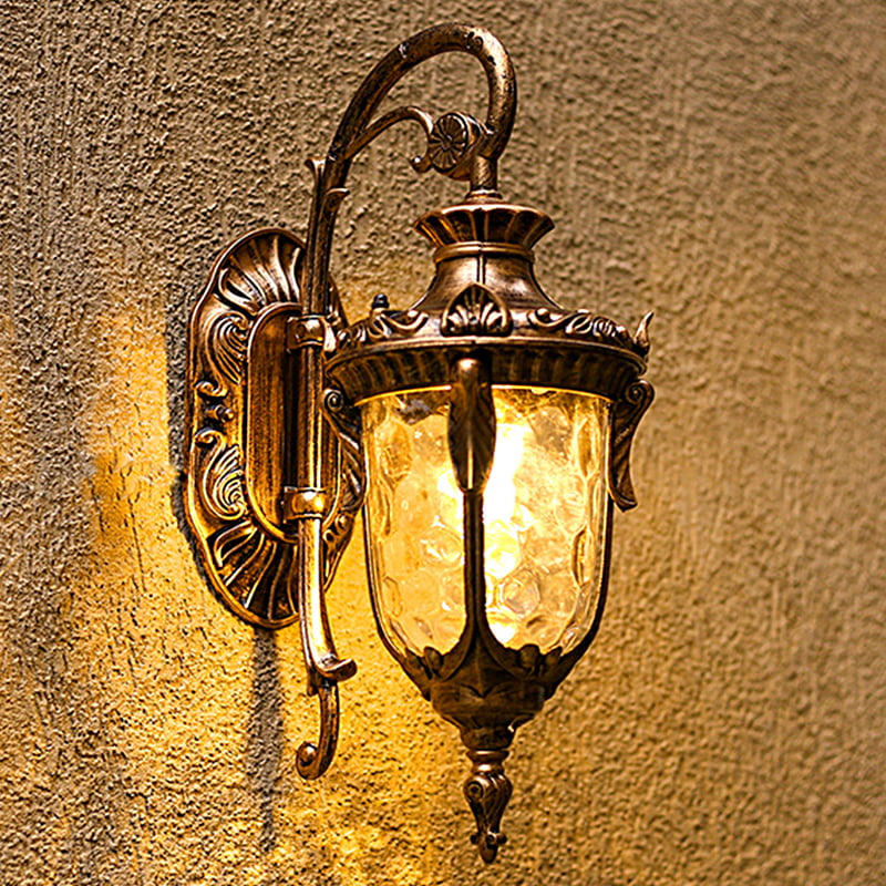 Details about   Vintage Wall Mount Light LED Glass Shade Wall Sconce Lamp Fixture for Study Room 