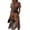 Camel, variant on Womens Halloween Midi Dresses Pumpkin Bat V Neck Spooky Dress Short Sleeve Horror Cute Dresses, 3XL