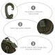 thumbnail image 5 of Bolso táctico de la moneda del bolso de la cintura de 1Pc para el senderismo que acampa al aire libre militar, 5 of 8