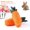 1Pcs, variant on Visland Bunny Chew Toys for Teeth Health, Molar Rabbit Toys Carrot Toys Rattan for Chinchillas, Guinea Pigs, Hamsters