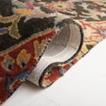 thumbnail image 5 of Safavieh Heritage Reanna Oriental Wool Area Rug, Charcoal/Red, 5' x 8', 5 of 11