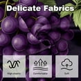 thumbnail image 3 of Grape Patterns - Set of 2, Available in 16x16, 18x18, and 20x20 Inches for Various Occasions, Sofa, Bed, Chair - Includes Pillow Inserts, Cushion Covers, Decorative Pillows, 3 of 6