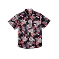 thumbnail image 3 of COOFANDY Big and Tall Casual Shirts for Men Short Sleeve Hawaiian Button-Down Shirts Plus Size Hide Belly No Tuck Shirts, 3 of 6
