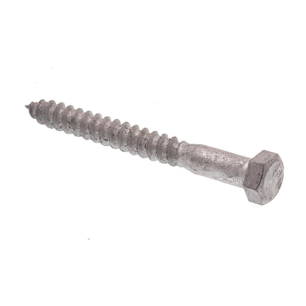 PrimeLine 9056351 Hex Lag Screws, 3/8 in. X 31/2 in., A307 Grade A