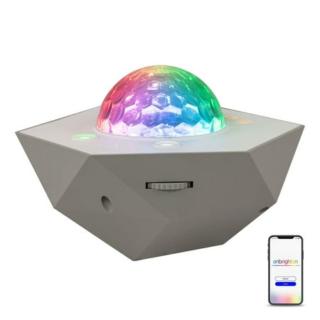 Ecoscapes Wi-Fi Galaxy Night Light Projector with Soothing Sounds by Enbrighten