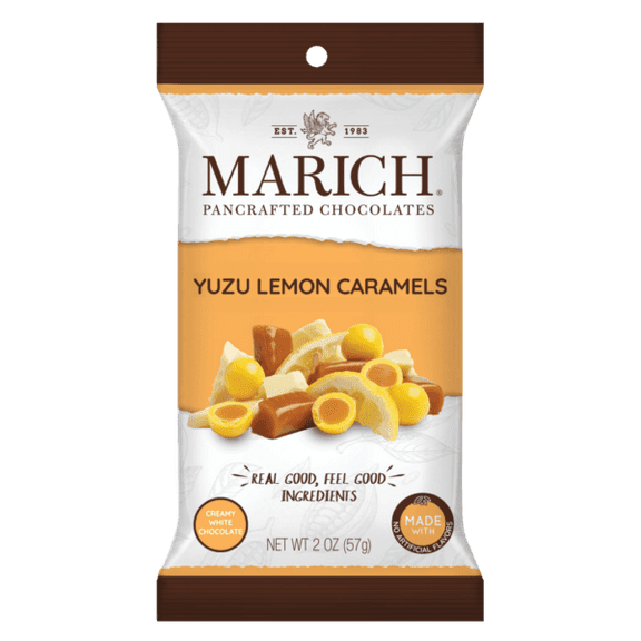 Yuzu Lemon Caramels, 2 oz (sold as a two pack)