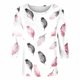 thumbnail image 4 of Fiudx Ofertas de La Semana Camiseta Estampada a La Moda para Mujer, Blusa de Mangas 3/4, Tops Informales con Cuello Redondo, 4 of 4