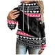 thumbnail image 3 of Sudadera con cremallera Gibobby Mujeres Casual Christmas Negro XL, 3 of 5