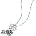 thumbnail image 2 of NUNCAD Vintage Flowers Necklace for Women Rhodium Plated Flower Sweater Chain 925 Sterling Silver, 2 of 5