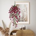 thumbnail image 4 of YiJuHui Artificial Morning Glory Garland, Realistic Silk Flower Hanging Vine, Fade-Proof Waterproof Outdoor Decor for Garden Wall Basket Patio Wedding Arch Home, 4 of 5