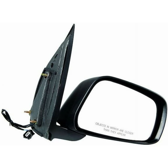 Front Right Passenger Side Power Mirror - Textured Black - without Heated Glass - Compatible with 2005 - 2018 Nissan Frontier 2006 2007 2008 2009 2010 2011 2012 2013 2014 2015 2016 2017
