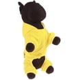 thumbnail image 3 of Puppy Raincoat with Hood Reflective Waterproof Dog Clothes Soft and Breathable Yellow S, 3 of 7