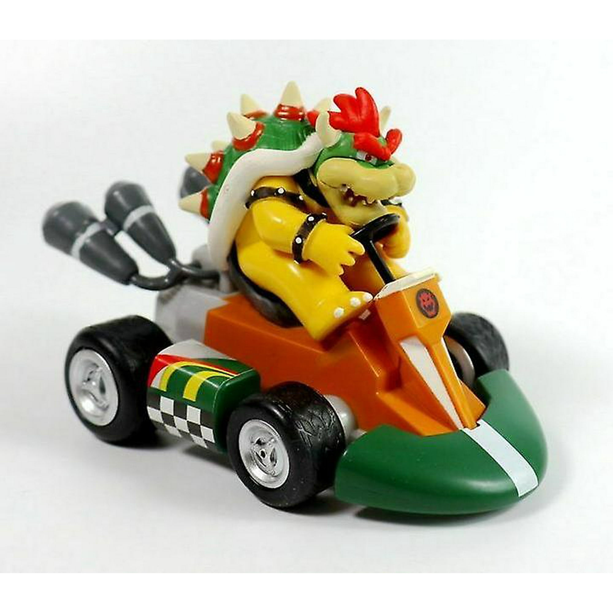 Super Mario Bros Kart Pull Back Car Action Figures Kids Birthday