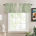 thumbnail image 2 of Sage Green Beige Striped Kitchen Valances for Windows, Modern Farmhouse Retro Lines Bathroom Window Valances 42x12 Inch Rod Pocket Window Treatments Valance Curtains for Living Room Bedroom Decor, 2 of 9