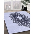 thumbnail image 3 of Ahgly Company Machine Washable Indoor Rectangle Transitional Lavender Blue Area Rugs, 2' x 3', 3 of 7
