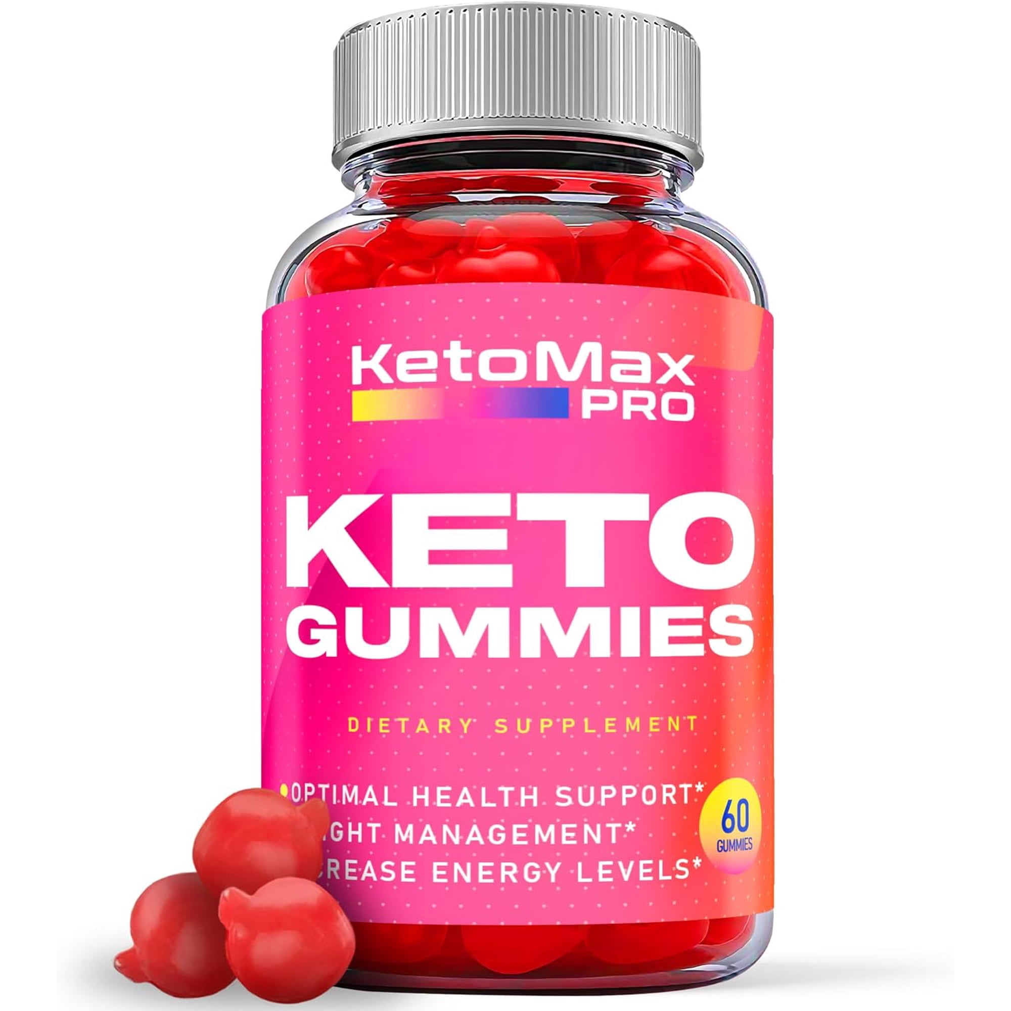 (1 Pack) Keto Max Pro Keto ACV Gummies - Apple Cider Vinegar Supplement for Weight Loss - Energy & Focus Boosting Dietary Supplements for Weight Management & Metabolism - Fat Burn - 60 Gummies