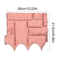 thumbnail image 3 of Plastic Garden Fence, Landscaping Border Barrier With Interlock Design, for Outdoor Yard Edging, Red, 3 of 6