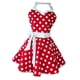 thumbnail image 4 of Delantal de cocina de bolsillo para mujer, ideal para fiestas de Navidad y San Valentín. rojo, 4 of 8