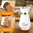 thumbnail image 3 of Set de saleros y pimenteros Arrozon Glass con tapa de acero inoxidable de 120 ml, 3 of 7