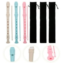 Masteelf 3 Sets Kids Educational Clarinet 8-hole Clarinet Plaything Kids Wind Instrument