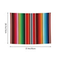 thumbnail image 6 of Easygdp Mexican Serape Blanket Stripes Tapestrys Boutique Decor Wall Hanging for Living Room Bedroom Office Decor 29x37in, 6 of 8