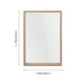 thumbnail image 2 of HINTRMENT Picture Frames Wood Memory Display Wall Photo Frame Brown 1Pack, 2 of 5