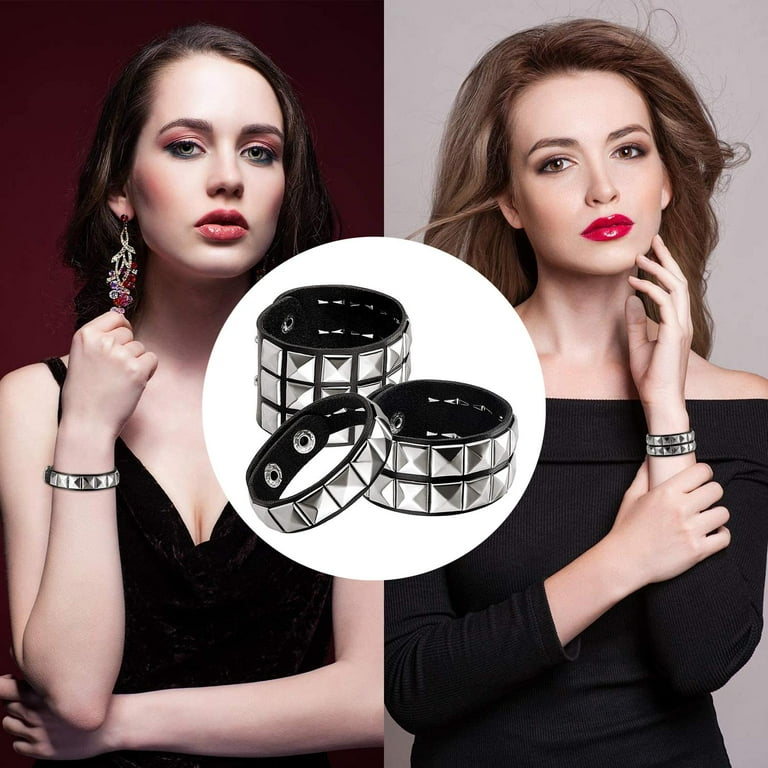 HILABEE Studded Punk Adjustable Bracelet, 3 Piece - Walmart.com HILABEE Studded Punk Adjustable Bracelet, 3 Piece - Walmart.com