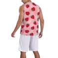 thumbnail image 2 of Naloa Strawberry Basketball Jersey Reversible Men's Mesh Athletic Sports Shirts Training Practice S-4XL3X-Large, 2 of 6